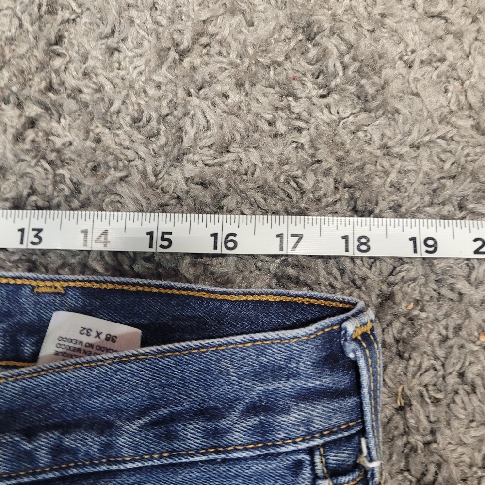 Vintage Levis 501 Denim Jeans Button Fly 38x32 Made In Mexico - Picture 9 of 13